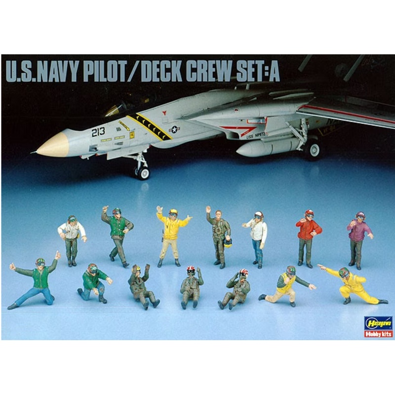 Hasegawa 36006 1/48 U.S. Navy Pilot/Deck Crew Set A
