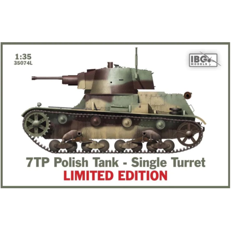 IBG 35074L 1/35 7TP Polish Tank - Single Turret - Limited Edition -
