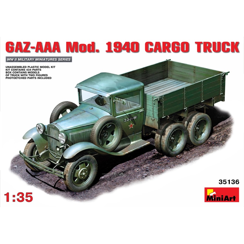 MiniArt 35136 1/35 GAZ-AAA Mod.1940 Cargo