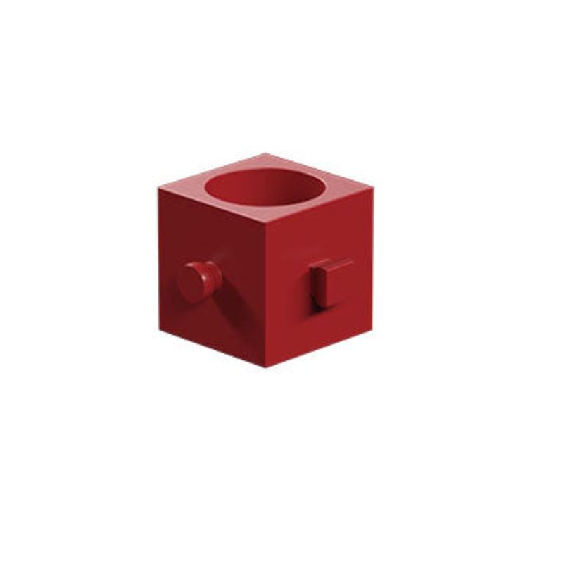 Worm nut m=1.5, red