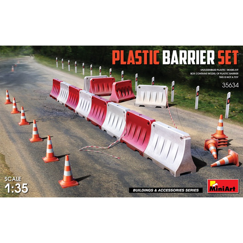 MiniArt 35634 1/35 Plastic Barrier Set