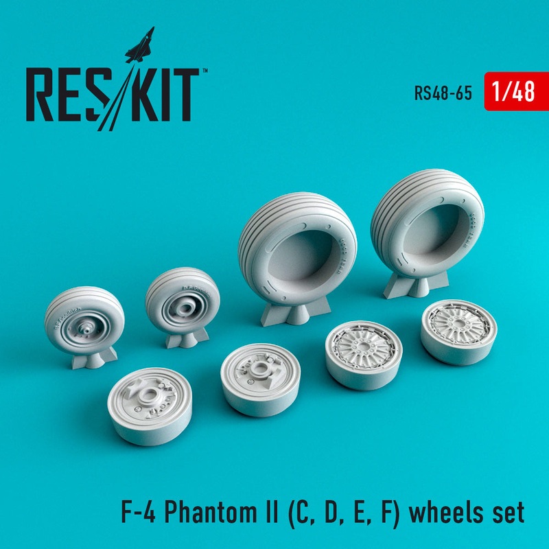 Res/Kit 480065 1/48 F-4 Phantom II (C, D, E, F) Wheel Set