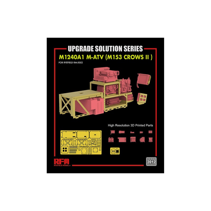 Rye Field Model 2012 1/35 Upgrade Set for 5052 M1240A1 M-ATV (M153 Crows II)