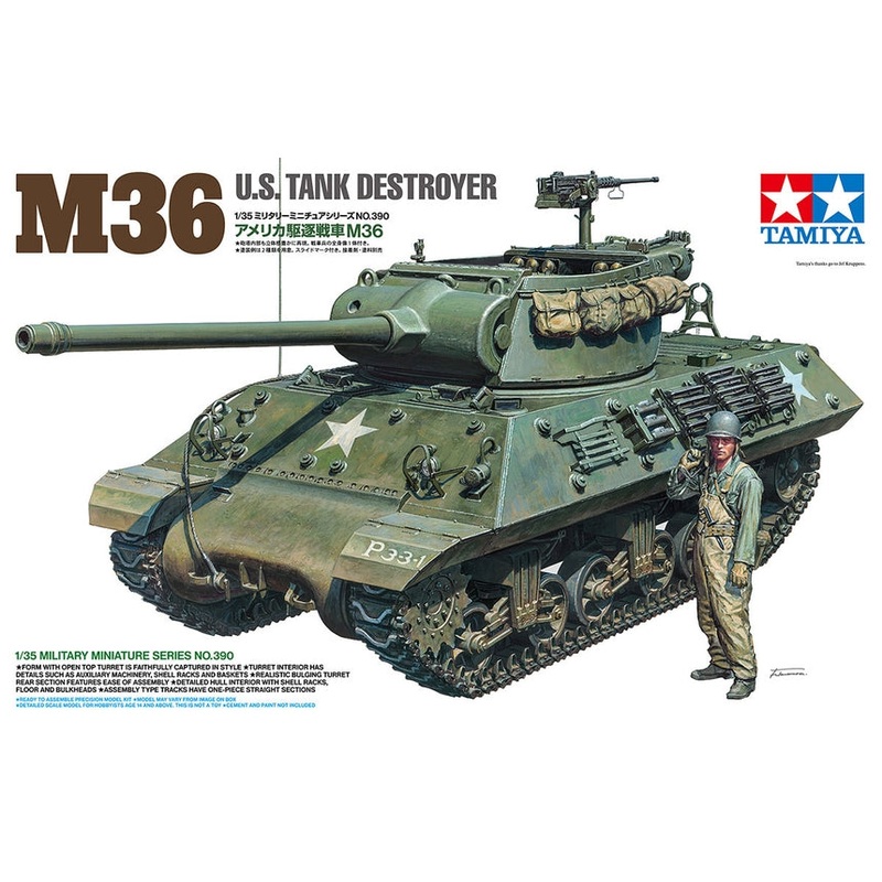 Tamiya 35390 Us Tank Destroyer M36 Jackson