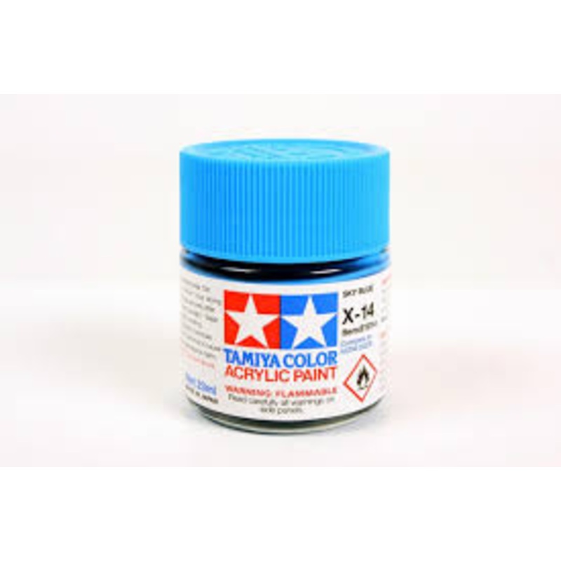 Tamiya 81014 X14 Gloss, Sky Blue - 23ml