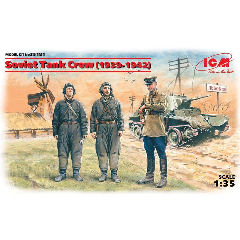 ICM 35181 1/35 Soviet Tank Crew (1939-1942)