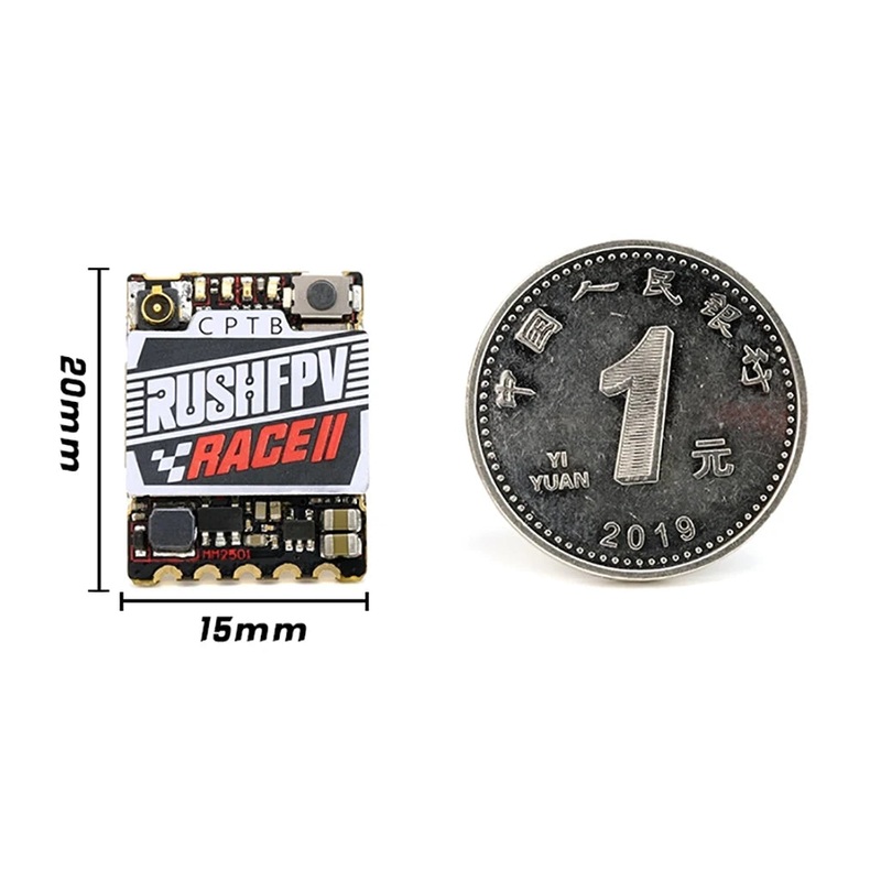 RUSH TANK MAX SOLO VTX 2.5W High Power TANK RACE2 25/50/200mW/MAX 48 VTX Video Transmitter for RC FPV Long Range Drone 2.5W 48CH MAX SOLO VTX