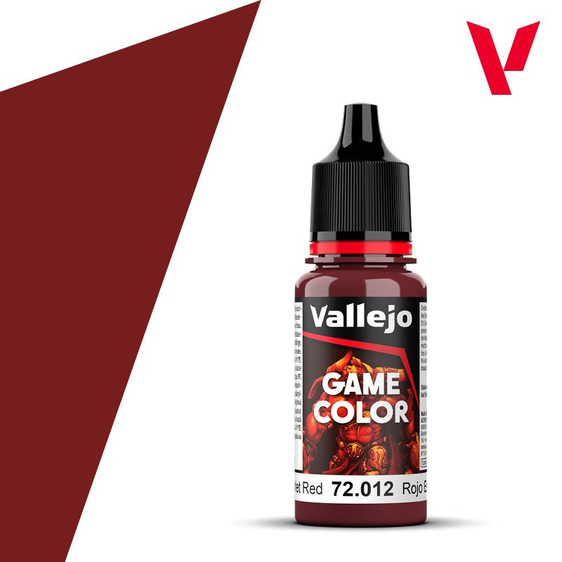 Vallejo Game Color 012 Scarlett Red (18ml)
