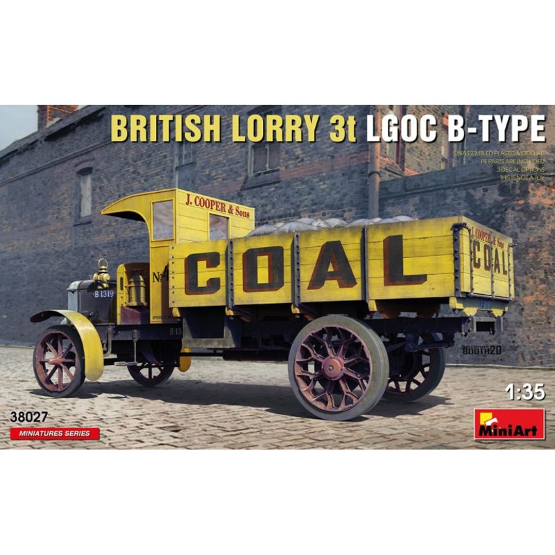 MiniArt 38027 1/35 British Lorry LGOC 3t B-Type