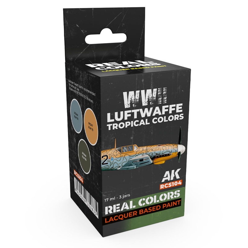 AK Interactive RCS104 Real Colors: WWII Luftwaffe Tropical Colors