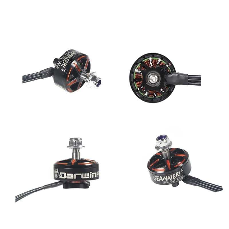 DarwinFPV 2307.5 1960KV V3 Brushless Seawater-proof Motor RC for Hulk II Waterproof RC Drone FPV Racing Multirotor Quadcopter 4PCS