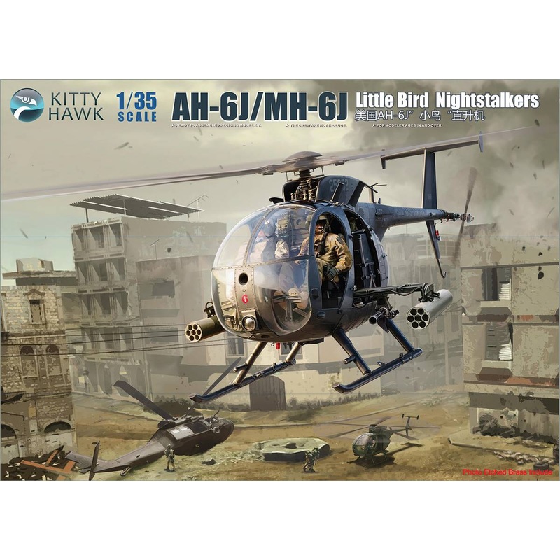 Kitty Hawk 1/35 AH-6J/MH-6J Little Bird Model Kit