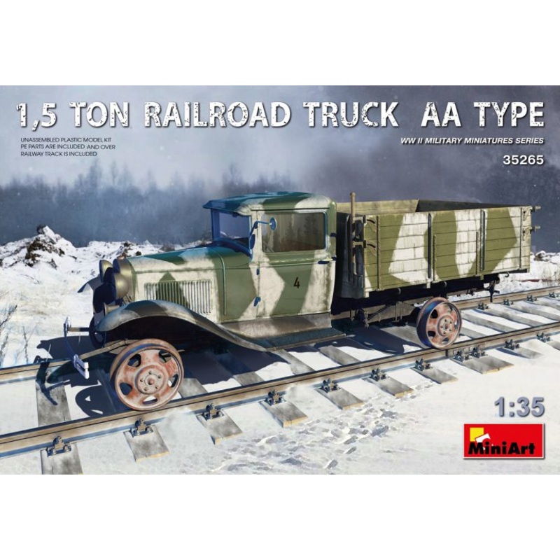 MiniArt 35265 1/35 1.5 Ton Railroad Truck AA Type
