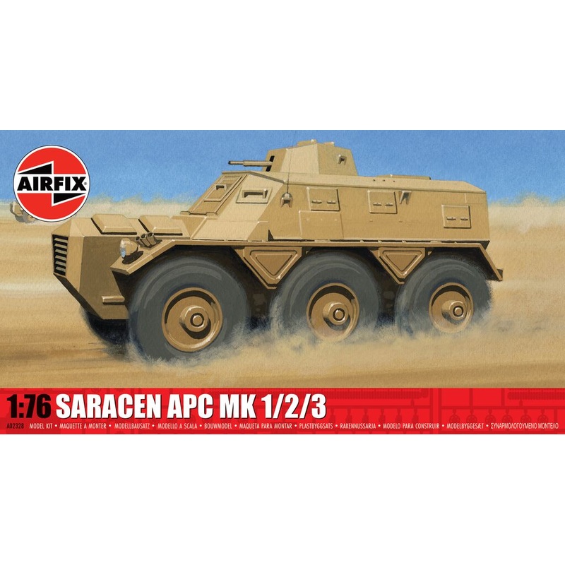 Airfix 1:76 Saracen APC Mk 1/2/3 Kit A02328