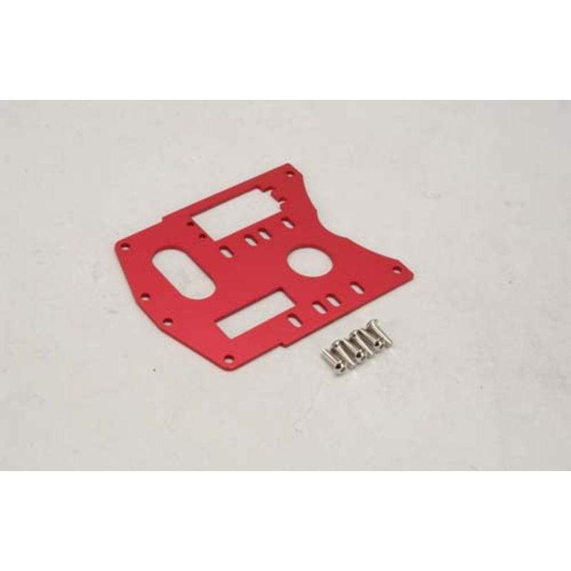 Cen Car Spares Alu Engine Plate (Red) Gen/GST/GSR CENGS041 (Box 90)