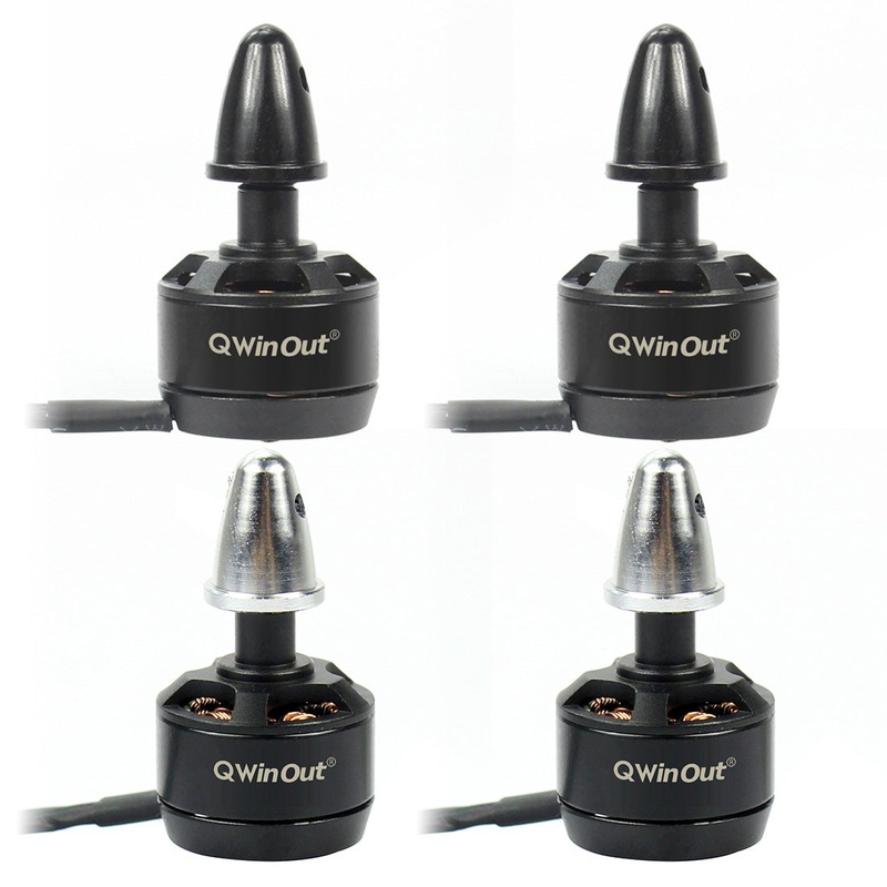 QWinOut 1306 3100KV CW CCW Brushless Motor for 12A / 16A / 20A ESC DIY Drone Kit RC Multicopter 4PCS CW
