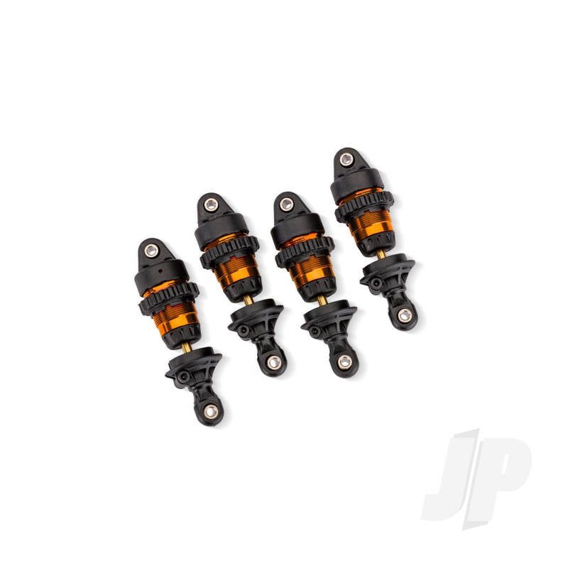 Traxxas Orange Aluminium Mini GTR Short Shocks (4)