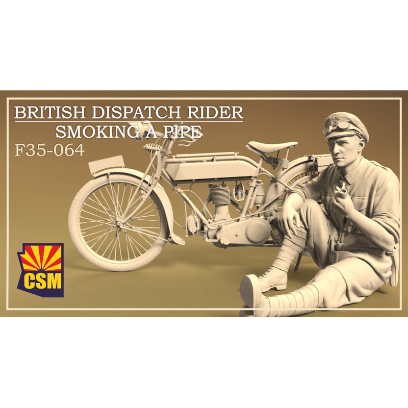 Copper State Models F35064 1/35 British Dispatch Rider smoking pipe