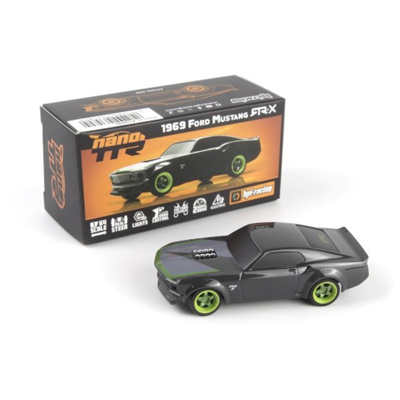 HPI 1/64 Racing nano-TTR 1969 Ford Mustang RTR-X - Car Only 160981