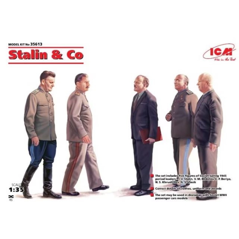 ICM 35613 1/35 Stalin & Co. - 5 figure set