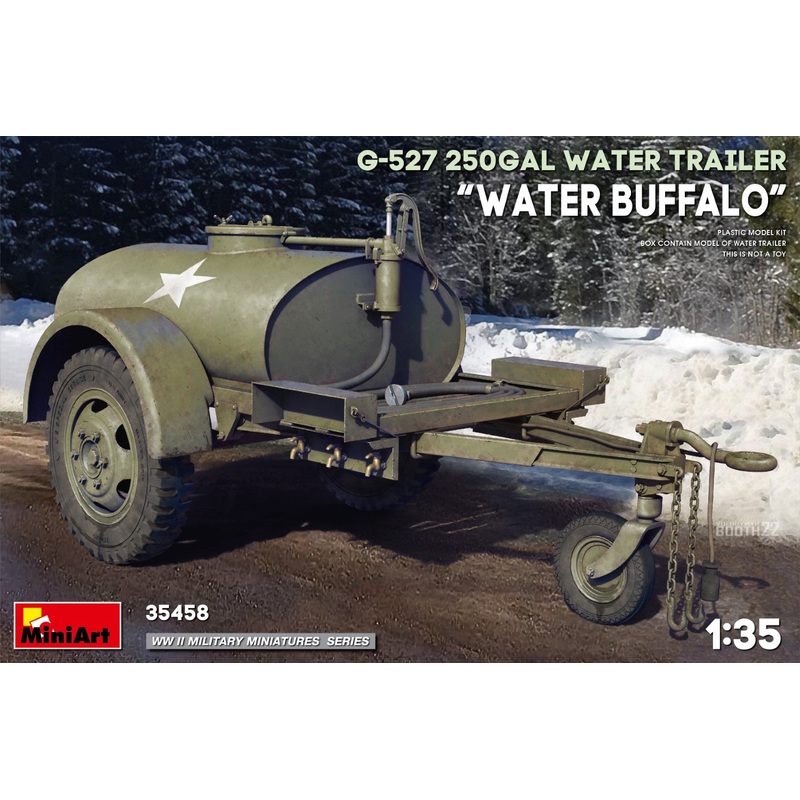 MiniArt 35458 1/35 G-527 250GAL WATER TRAILER WATER BUFFALO