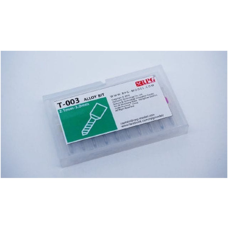 RPG T003 Alloy Bit Set 2.1mm-3mm