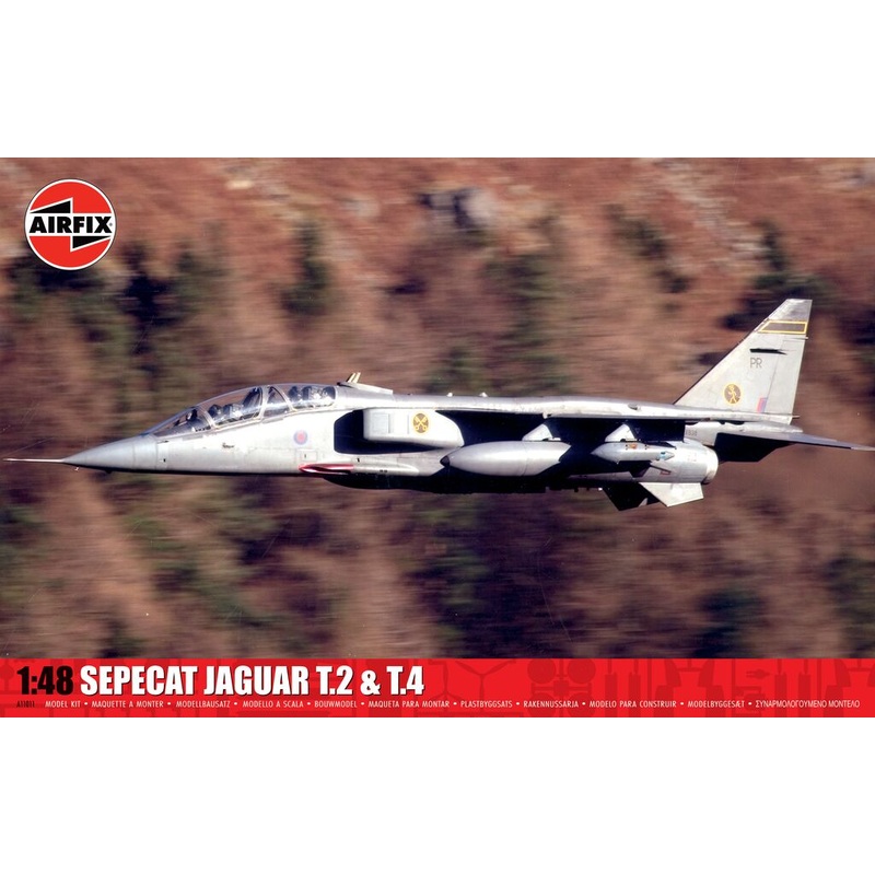 Airfix 1:48 SEPECAT Jaguar T.2 & T.4 Kit A11011