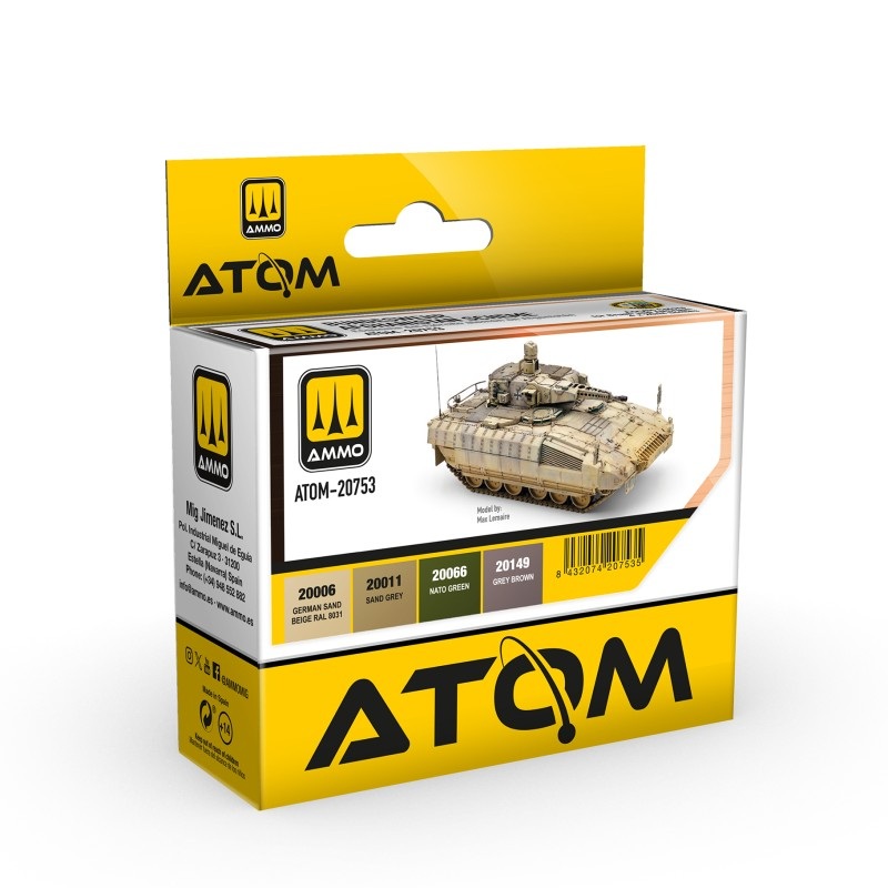 ATOM BUNDESWEHR AFGHANISTAN SCHEME SET 20753
