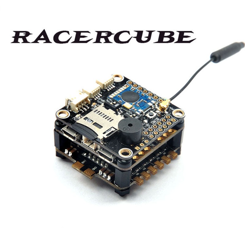 RacerCube F3 EVO Flight Controller Integrated PCB Board MWOSD 4in1 Littlebee 20A ESC Frsky 8CH PPM SBUS Receiver