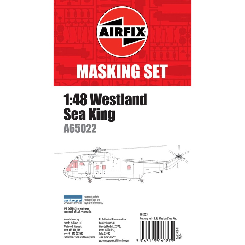 Airfix Masking Set - Westland Sea King - 1:48 Scale 1:48 Scale