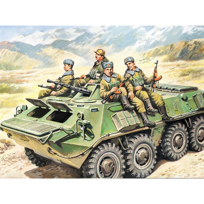 Soviet Armoured Carrier Riders (1979-1991) 4 Figures