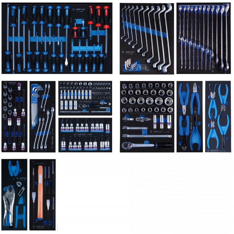 235-Piece Tool Set for Cart in Organizer Trays