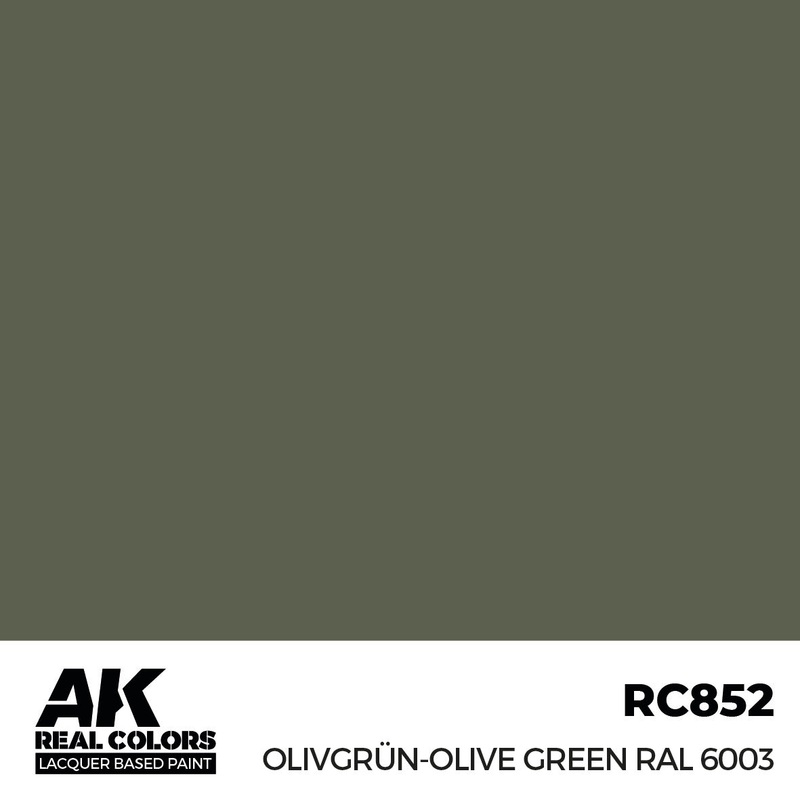 AK Interactive RC852 Real Colors Olivgrn-Olive Green RAL 6003 17ml