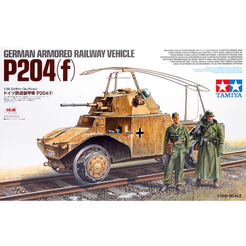 Tamiya 32413 1/35 German Armored Railway Vehicle P204 (f)