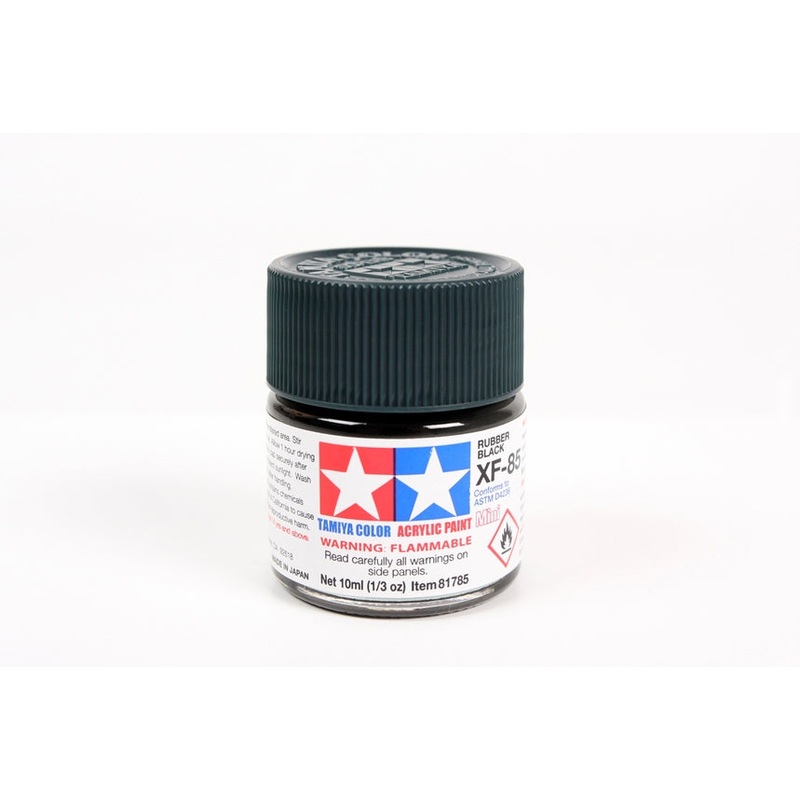 Tamiya 81785 XF85 Rubber Black - 10ml