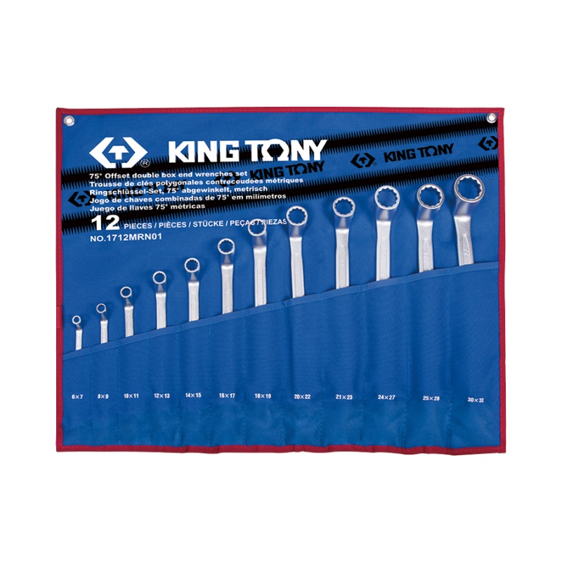12-Piece 6-32 mm Socket Wrench Set in Durable Polyester Case
