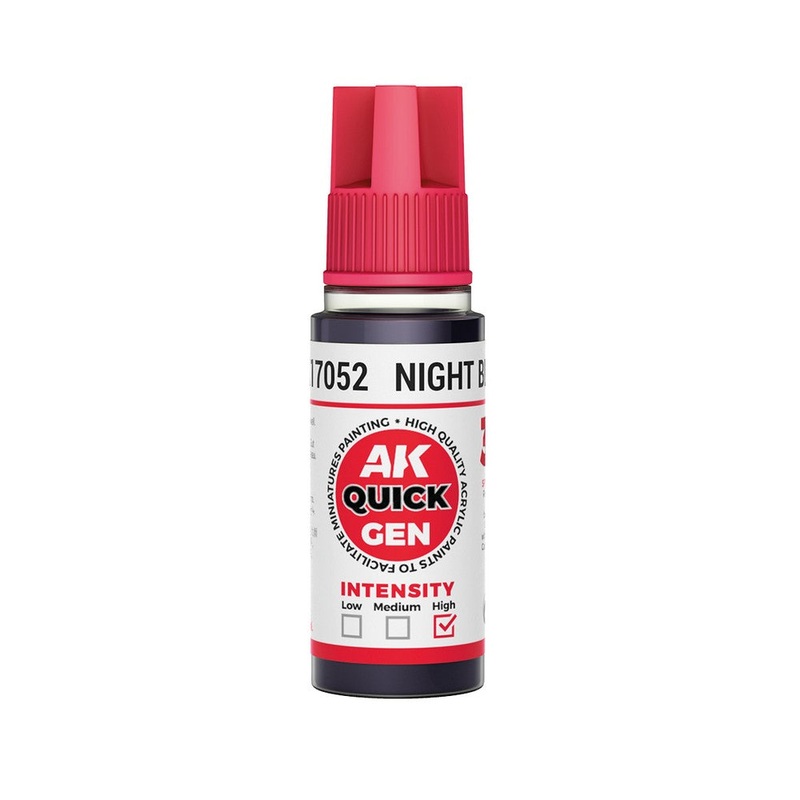 AK Interactive AK17052 Quick Gen Night Black 18 ml