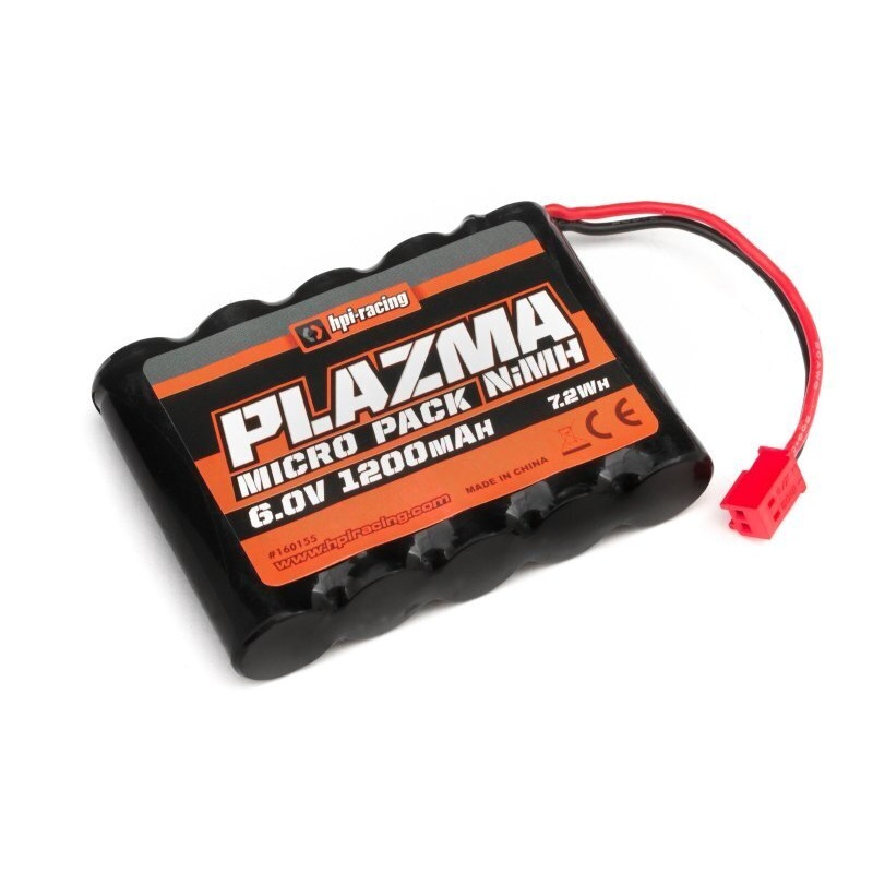 HPI Racing 160155 Battery NiMH: 6.0v 1200AA Flat