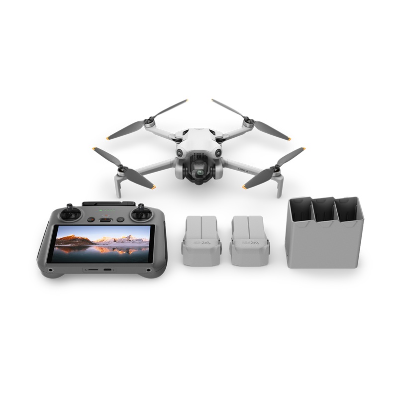 DJI Mini 4 Pro Fly More Combo Plus (DJI RC 2) Includes 3 Plus Batteries and Shoulder Bag