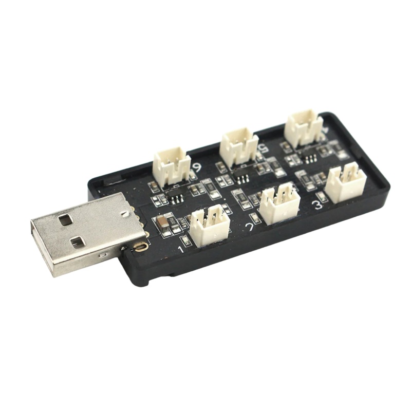 EMAX Lipo Battery Charger 6-Port 1S LiPo USB PH2.0