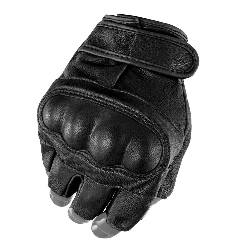 MI-TEC Rugged Short Finger Gloves, Army Black