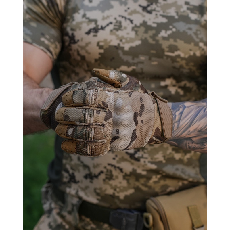 Multicam Microfiber Rugged Gloves