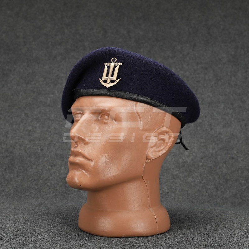 Navy Blue Navy Seals Beret Hat