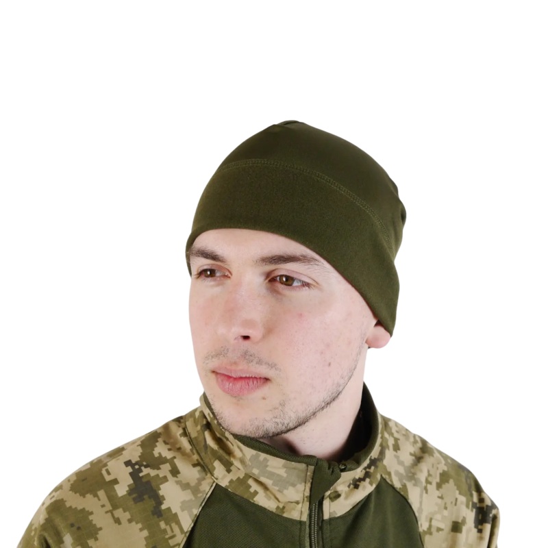 Polartec Olive Beanie