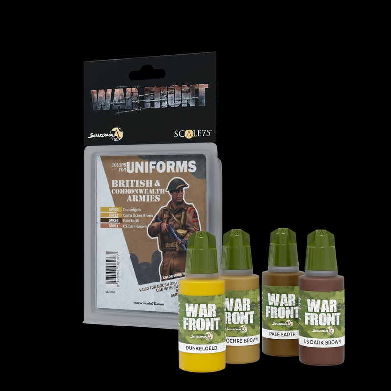 Scale 75 SSE-050 Warfront British & Commonwealth Armies Paint Set