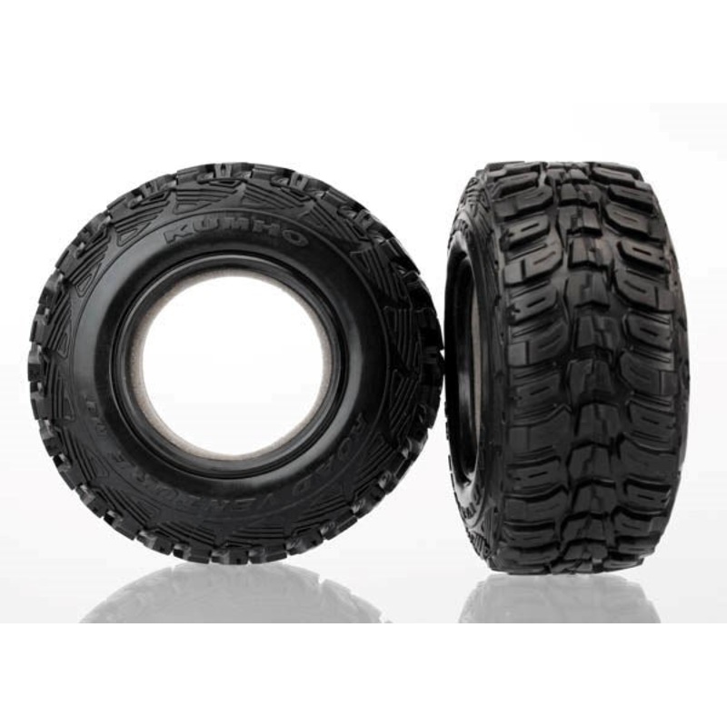 Traxxas 6870R - Tires Kumho ultra-soft (S1 off-road racing compound) (dual profile 4.3x1.7- 2.2/3.0") (2)/ foam inserts (2)