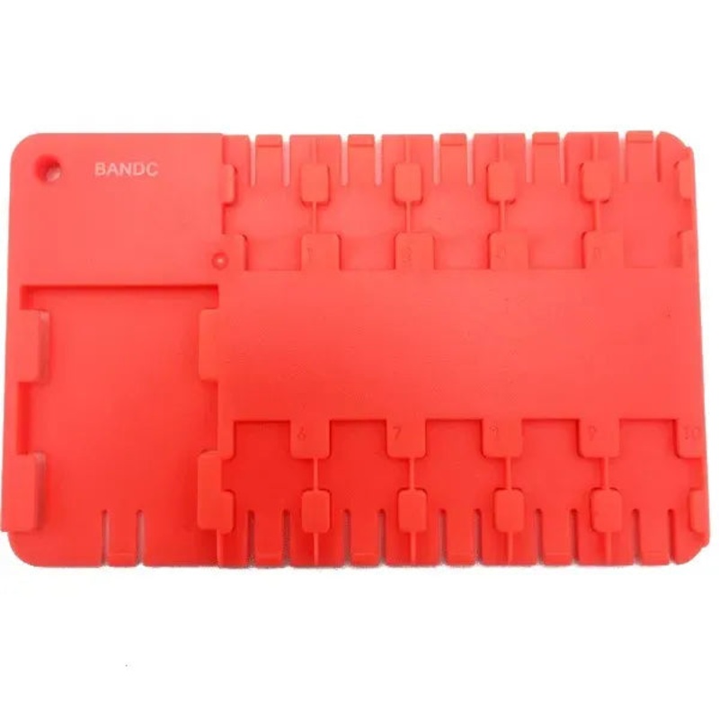 10-Slot Micro SD Card Holder with SD Adapter Storage
