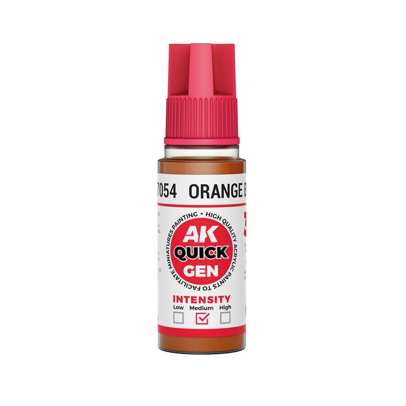 AK Interactive AK17054 Quick Gen Orange Brown 18 ml