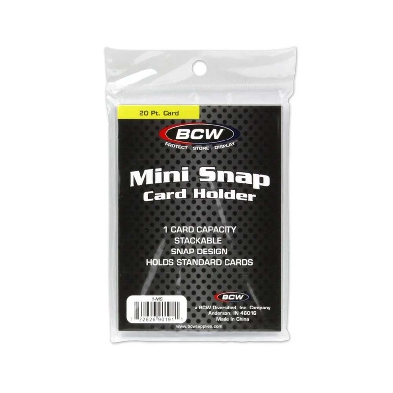 BCW / Monster 1-MS Mini Snap Card Holder