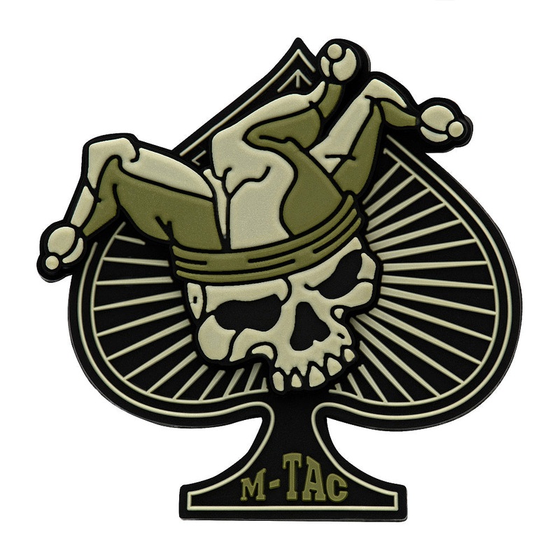M-Tac Ace of Spades 3D PVC Patch Black/Olive